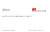 Architecture challenges of search