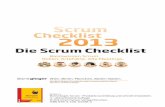 Scrum checklist 2013