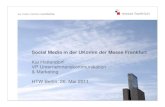 HTW/SS2011 SocialMedia in der Ukomm der Messe Frankfurt