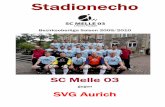 Stadionecho Spieltag 29: SC Melle 03 vs. SpVg Aurich
