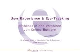Corporate Travel Forum: UserExperience & EyeTracking