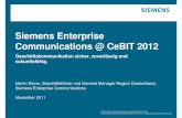 Siemens Enterprise Communications @ CeBIT 2012