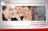 Firmenpräsentation Agentur 5 Sterne Team