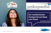 Onkopedia  - ein medizinisches Fachportal auf Basis von Plone