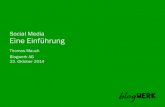 Einführung Social Media 22.10.14 Frauennetz Winterthur