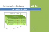 Servicialisierung - Service-Katalog ICT V01.03.00