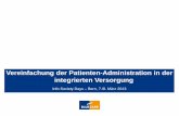 SeHF 2013 | Zeit sparen - Automatischer Abgleich von Managed Care Versicherten zwischen BlueEvidence und den Praxisführungssystemen (Hubert Rütsche)