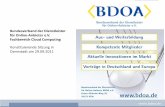 BDOA Fachbereich Cloud Computing Vorstellung Darmstadt