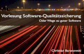Einführung in die Software-Qualitätssicherung