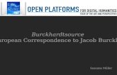 Burckhardtsource: The European Correspondence to Jacob Burckhardt