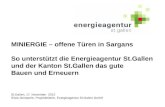 So unterstützen die Energieagentur St. Gallen GmbH und der Kanton St. Gallen das gute Bauen und Erneuern