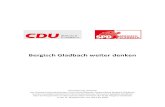Kooperationsvertrag von CDU und SPD in Bergisch Gladbach von 2014-2020