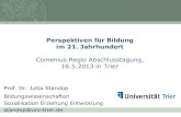 Deutsche  Perspektiven f¼r Bildung im 21. Jh. - Standop