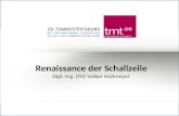 Renaissance der Schallzeile | Tonmeistertagung 2010