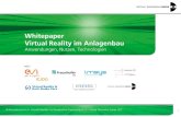 Virtual Reality im Anlagenbau: VDC-Whitepaper