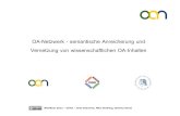 OA-Netzwerk â€“ Semantische Anreicherung und Vernetzung von wissenschaftlichen OA-Inhalten