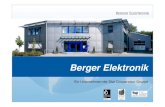 Berger Elektronik Firmenpräsentation