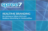 Realtime Advertising im Markenaufbau - Vortrag zur d3con