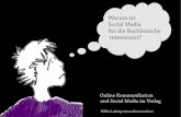 Warum Social Media für Buchverlage?