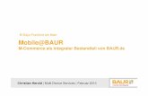 M-Commerce als intergraler Bestandteil von BAUR.de