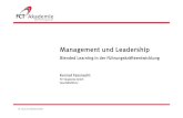 Management und Leadership - Blended Learning in der Führungskräfteentwicklung