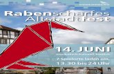 Programmblatt des rabenscharfen Altstadtfest in Gudensberg