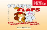 Pax et Bonum Verlag Berlin Leseprobe Buch:Flups und Flaps