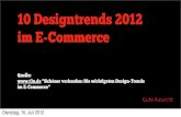 Designtrends im e commerce 2012