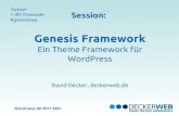 Genesis Framework - WordCamp Deutschland 2011 Köln