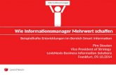 Key note Frankfurter Buchmesse: Wie Informationsmanager Mehrwert schaffen