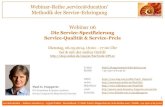 Webinar 06 'Die Service-Spezifizierung - Service-Qualität & Service-Preis' 2014-05-06 V02.02.03