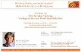Webinar 08 'Der Service-Vertrag - Vorlage & Service Level-Spezifikation' 2014-09-09 V02.00.06
