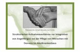 NPK2011: Strukturiertes Aufnahmeverfahren zur Integration von Angehörigen bei der Pflege von Menschen mit Demenz im Akutkrankenhaus