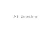 UX im Unternehmen