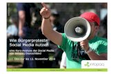 Infopaq Social Media Analyse Protestbewegungen