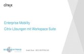 Citrix Day 2014: Enterprise Mobility - Citrix Lösungen mit Workpace Suite