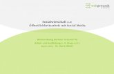 Sozialwirtschaft 2.0 Öffentlichkeitsarbeit mit Social Media