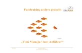 Berliner Fundraisingthesen "Vom Manager zum Anführer"