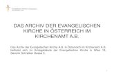 Archive of the Protestant Church in Austria in the Ecclesiastical Office (AT)