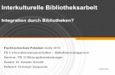 Interkulturelle Bibliotheksarbeit - Integration durch Bibliotheken? 2010 (szepanski)