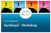 Symfony2 Workshop PHP Summit 2013