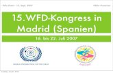WFD Congress Madrid 2007 - Kofo Essen