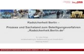 Kartenbasierte Partizipation - Radsicherheit in Berlin - Dr. Julius Menge