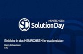 HENRICHSEN SolutionDay 2013: Einblicke in das HENRICHSEN Innovationslabor