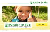 Kinder in Rio e.V. Oberhausen - Werden Sie QM-Spender!