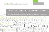 Status quo sprachtherapie lerniversum juni 2012