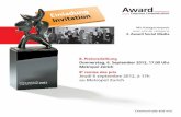 Einladung 8. Preisverleihung 2012