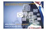 Fachveranstaltung Mobile Business Insights – Innovation als Treiber für Mobile Business. Milos Radovic, Namics.