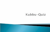 Kubbu Quiz