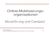 Online-Mobilisierungsorganisationen: MoveOn.org und Campact